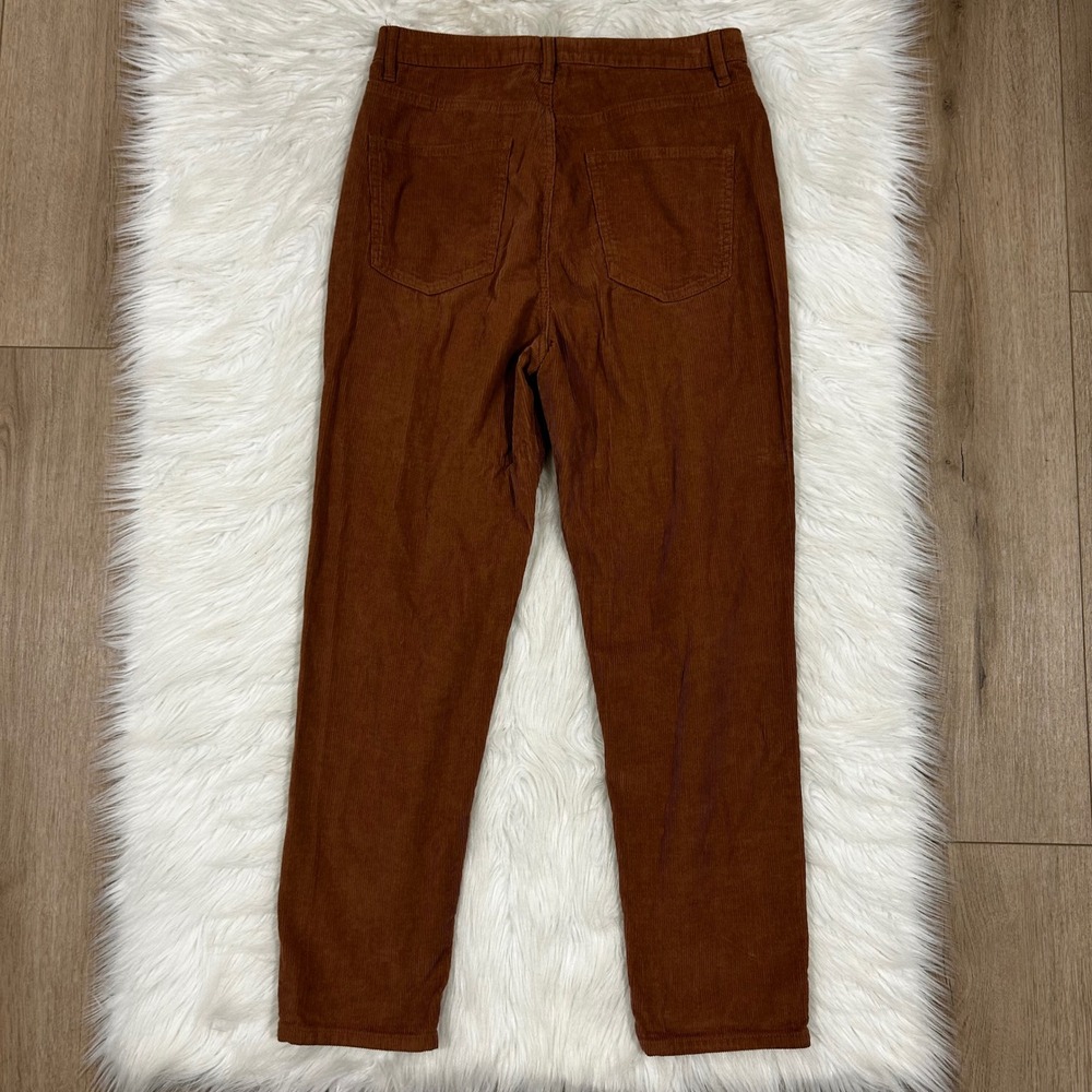 Indigo Rising Rust Brown Corduroy High Rise Straight Leg Pants 9/29 - Picture 7 of 7